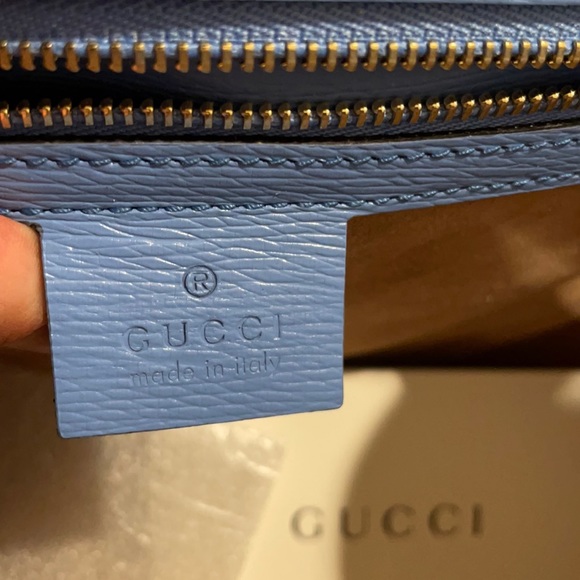 Gucci Sylvie Leather Floral Print Small Shoulder Bag - Picture 6 of 7